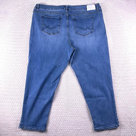 Rebel Wilson X Angels Plus 24W Jeans Stretch‎ RYOT Tomboy Women’s Distressed - Picture 4 of 16